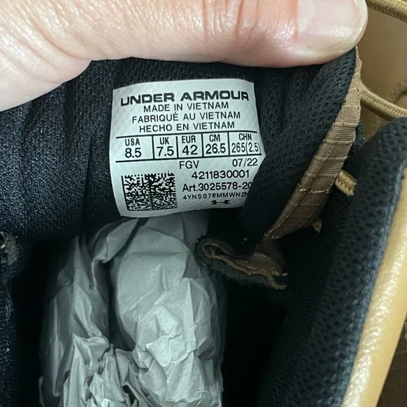 NIB Under Armour UA Men's Stellar G2 6" Tactical Boots - Picture 10 of 13